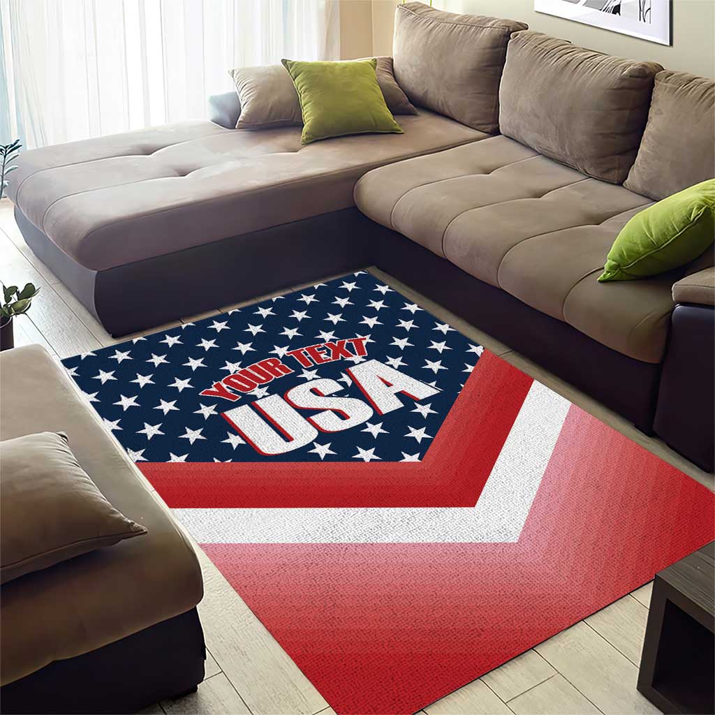 Custom USA Shooting Area Rug 2024 Sporty Style - Wonder Print Shop