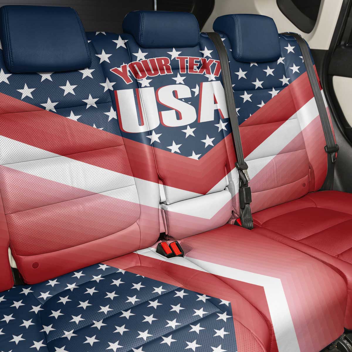 Custom USA Shooting Back Car Seat Cover 2024 Sporty Style - Wonder Print Shop