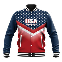 Custom USA Shooting Baseball Jacket 2024 Sporty Style - Wonder Print Shop