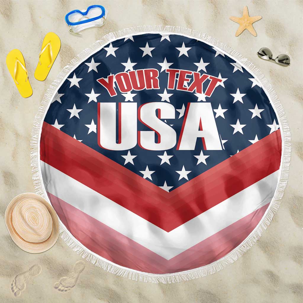 Custom USA Shooting Beach Blanket 2024 Sporty Style - Wonder Print Shop