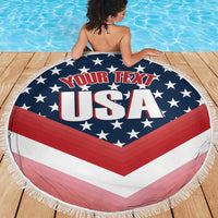 Custom USA Shooting Beach Blanket 2024 Sporty Style - Wonder Print Shop