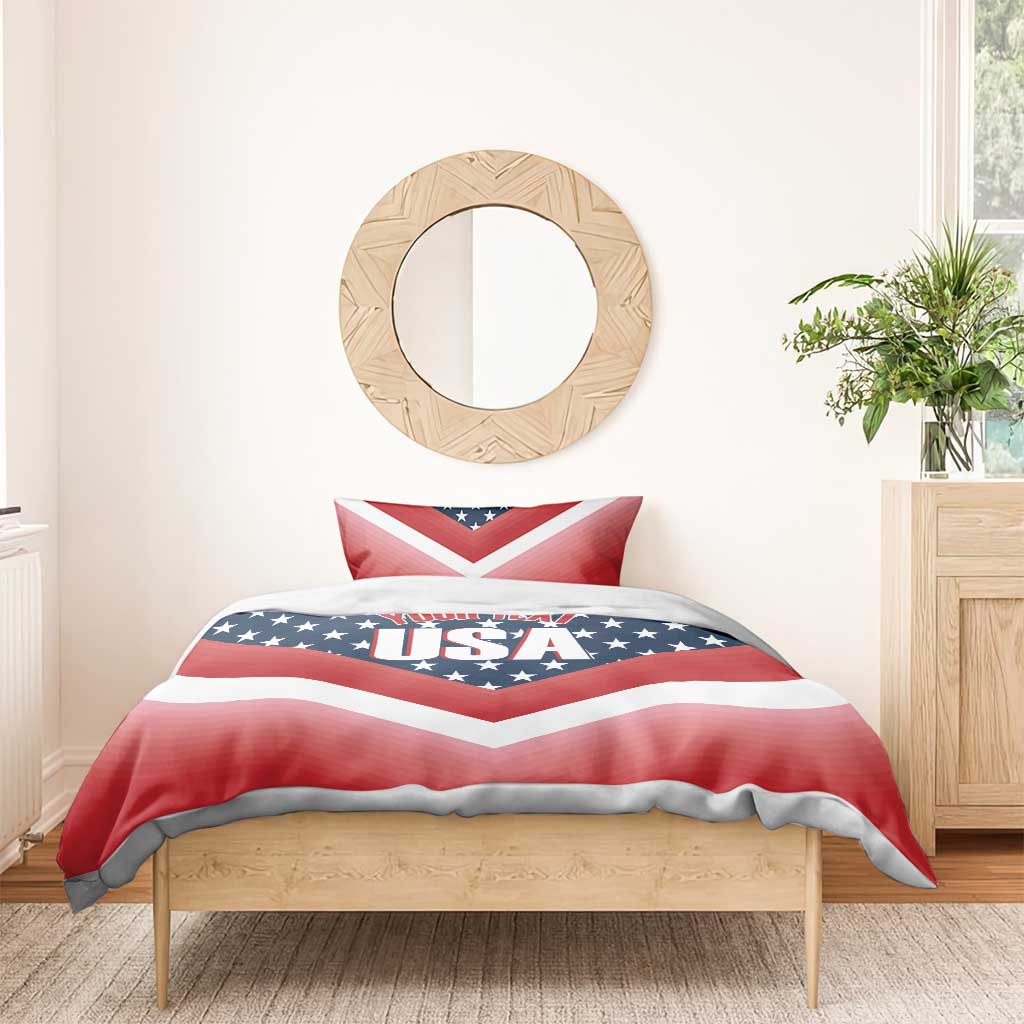 Custom USA Shooting Bedding Set 2024 Sporty Style - Wonder Print Shop