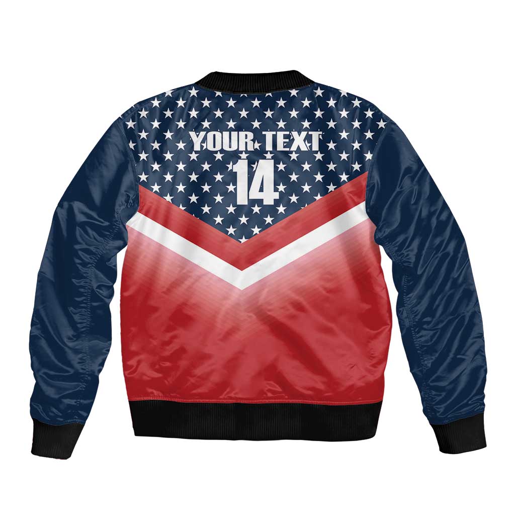 Custom USA Shooting Bomber Jacket 2024 Sporty Style - Wonder Print Shop