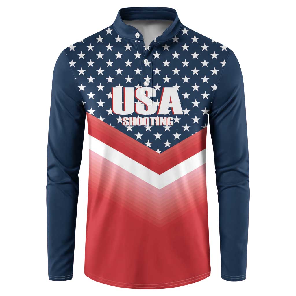 Custom USA Shooting Button Sweatshirt 2024 Sporty Style - Wonder Print Shop