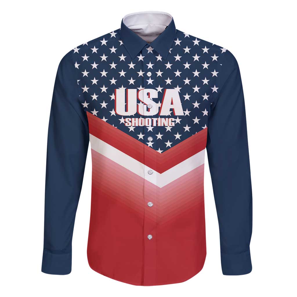 Custom USA Shooting Family Matching Long Sleeve Bodycon Dress and Hawaiian Shirt 2024 Sporty Style - Wonder Print Shop