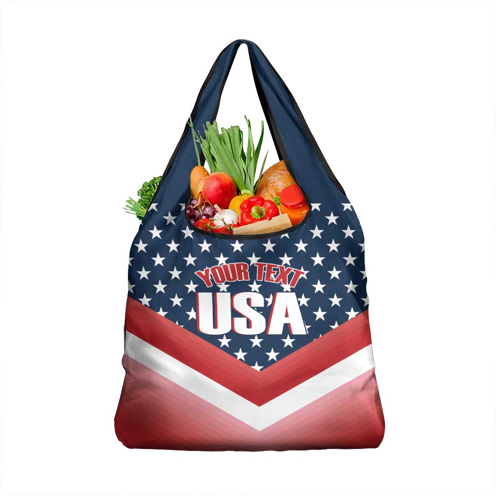 Custom USA Shooting Grocery Bag Sporty Style
