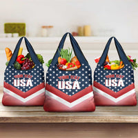 Custom USA Shooting Grocery Bag Sporty Style