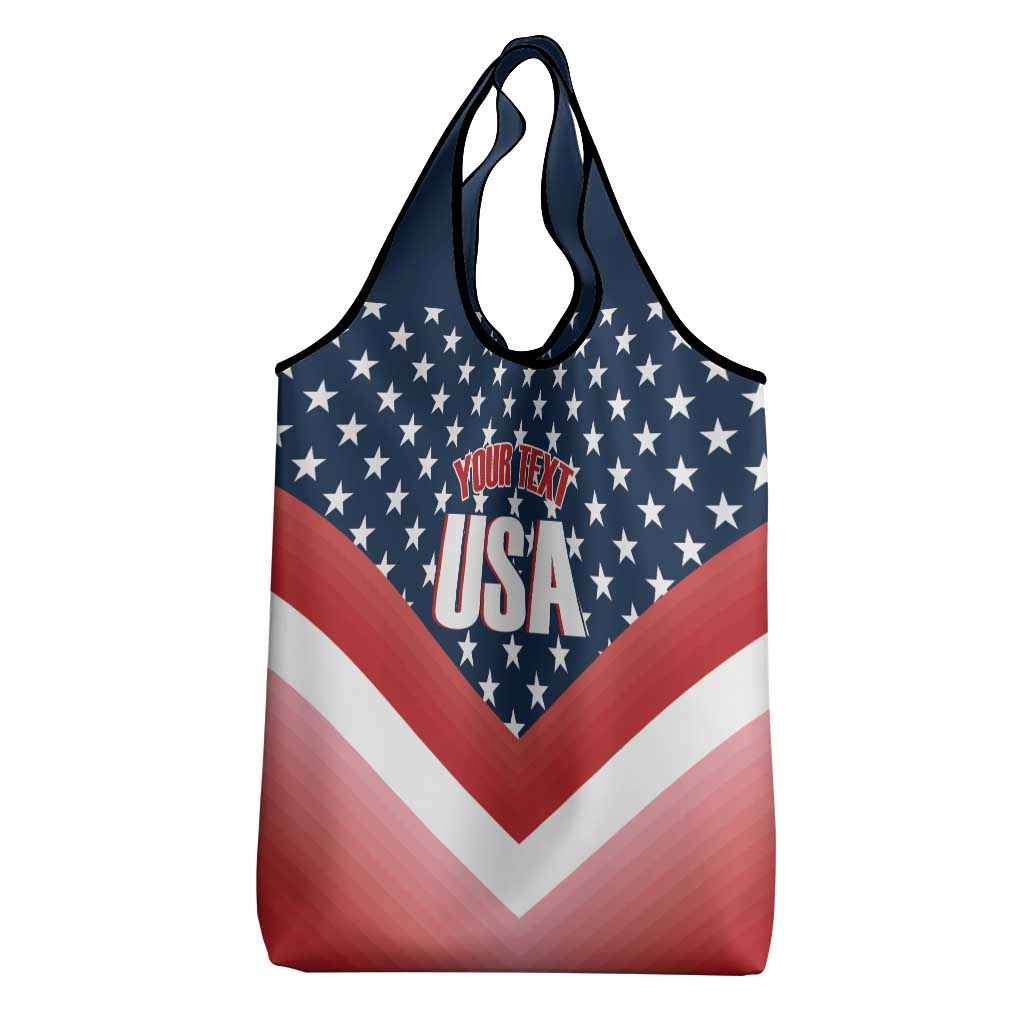 Custom USA Shooting Grocery Bag Sporty Style