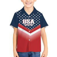 Custom USA Shooting Kid Hawaiian Shirt 2024 Sporty Style - Wonder Print Shop