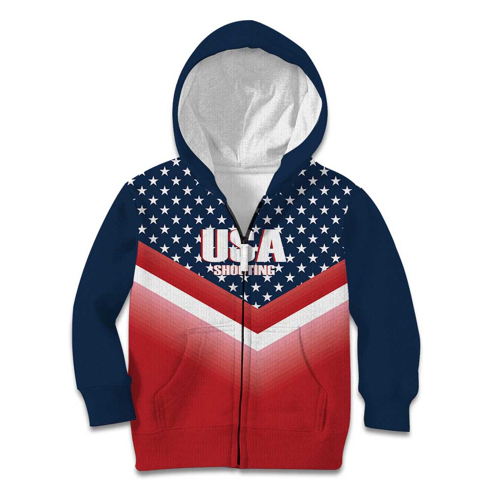 Custom USA Shooting Kid Hoodie 2024 Sporty Style - Wonder Print Shop