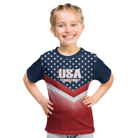 Custom USA Shooting Kid T Shirt 2024 Sporty Style - Wonder Print Shop
