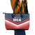 Custom USA Shooting Leather Tote Bag 2024 Sporty Style - Wonder Print Shop