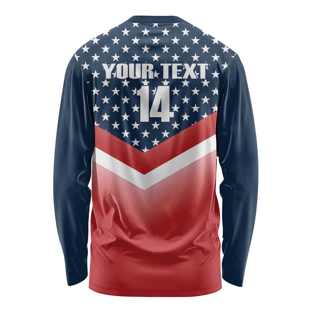 Custom USA Shooting Long Sleeve Shirt 2024 Sporty Style - Wonder Print Shop