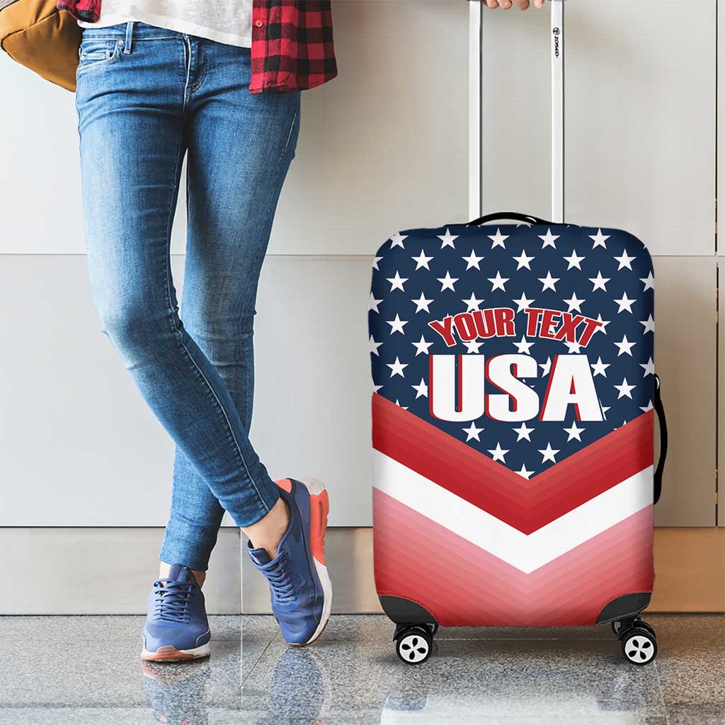 Custom USA Shooting Luggage Cover 2024 Sporty Style - Wonder Print Shop