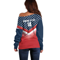 Custom USA Shooting Off Shoulder Sweater 2024 Sporty Style - Wonder Print Shop