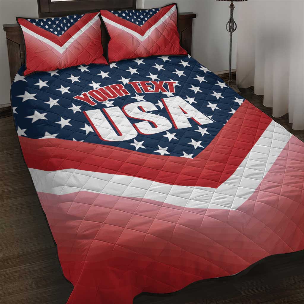 Custom USA Shooting Quilt Bed Set 2024 Sporty Style - Wonder Print Shop