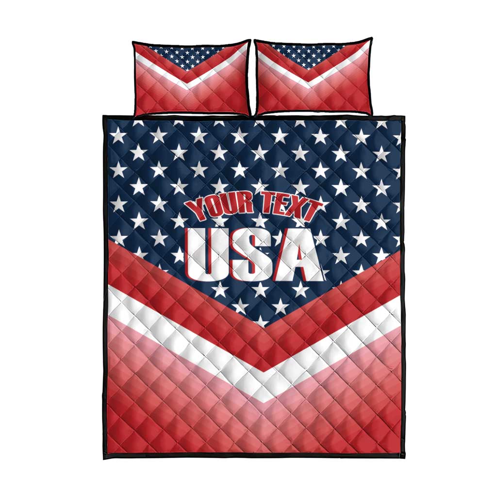 Custom USA Shooting Quilt Bed Set 2024 Sporty Style - Wonder Print Shop