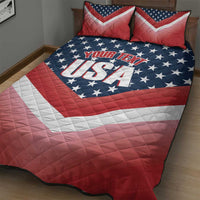 Custom USA Shooting Quilt Bed Set 2024 Sporty Style - Wonder Print Shop