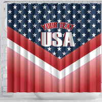 Custom USA Shooting Shower Curtain 2024 Sporty Style