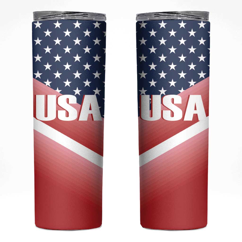 USA Shooting Skinny Tumbler 2024 Sporty Style - Wonder Print Shop