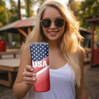 USA Shooting Skinny Tumbler 2024 Sporty Style - Wonder Print Shop