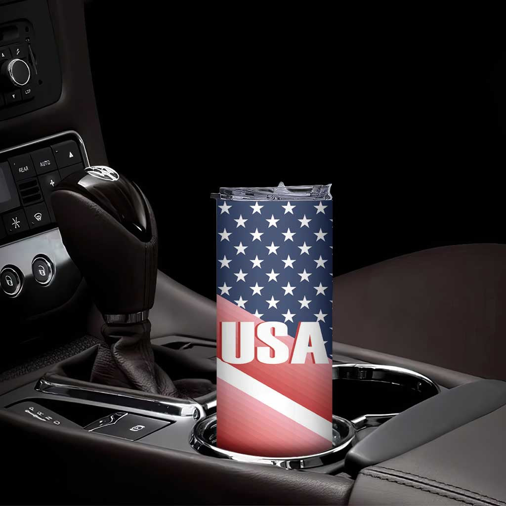 USA Shooting Skinny Tumbler 2024 Sporty Style - Wonder Print Shop
