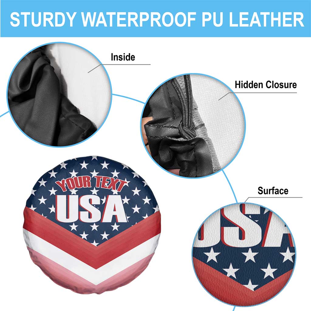 Custom USA Shooting Spare Tire Cover 2024 Sporty Style - Wonder Print Shop