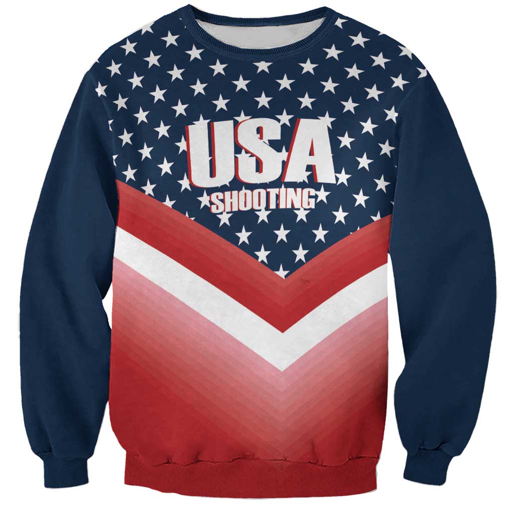 Custom USA Shooting Sweatshirt 2024 Sporty Style - Wonder Print Shop