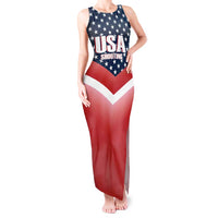 Custom USA Shooting Tank Maxi Dress 2024 Sporty Style - Wonder Print Shop