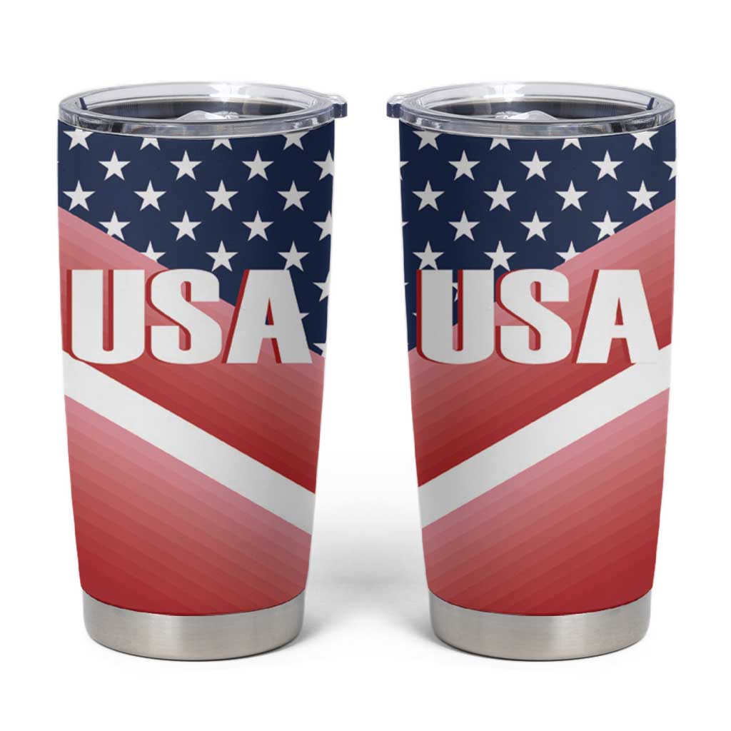 USA Shooting Tumbler Cup 2024 Sporty Style - Wonder Print Shop