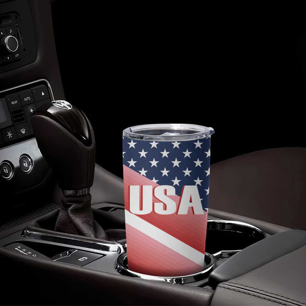 USA Shooting Tumbler Cup 2024 Sporty Style - Wonder Print Shop