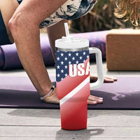 USA Shooting Tumbler With Handle 2024 Sporty Style - Wonder Print Shop