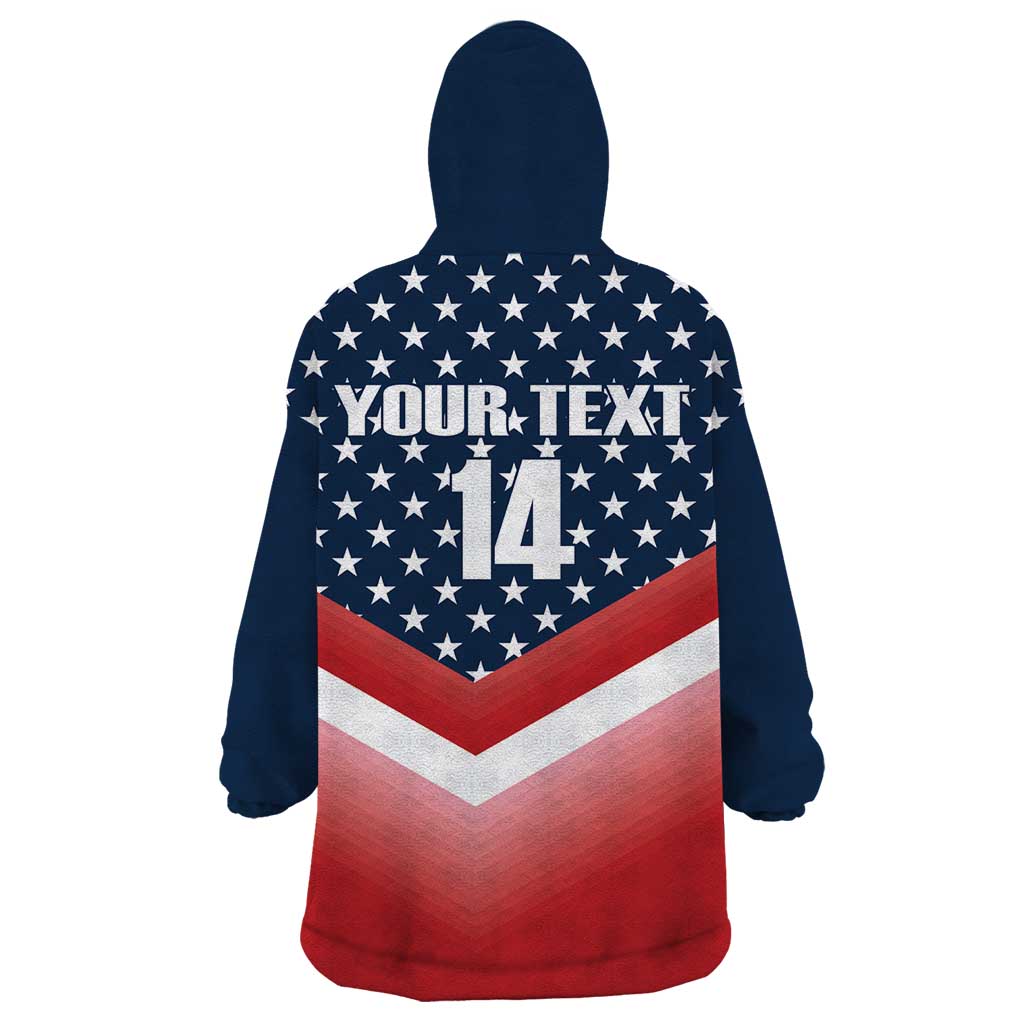 Custom USA Shooting Wearable Blanket Hoodie 2024 Sporty Style - Wonder Print Shop