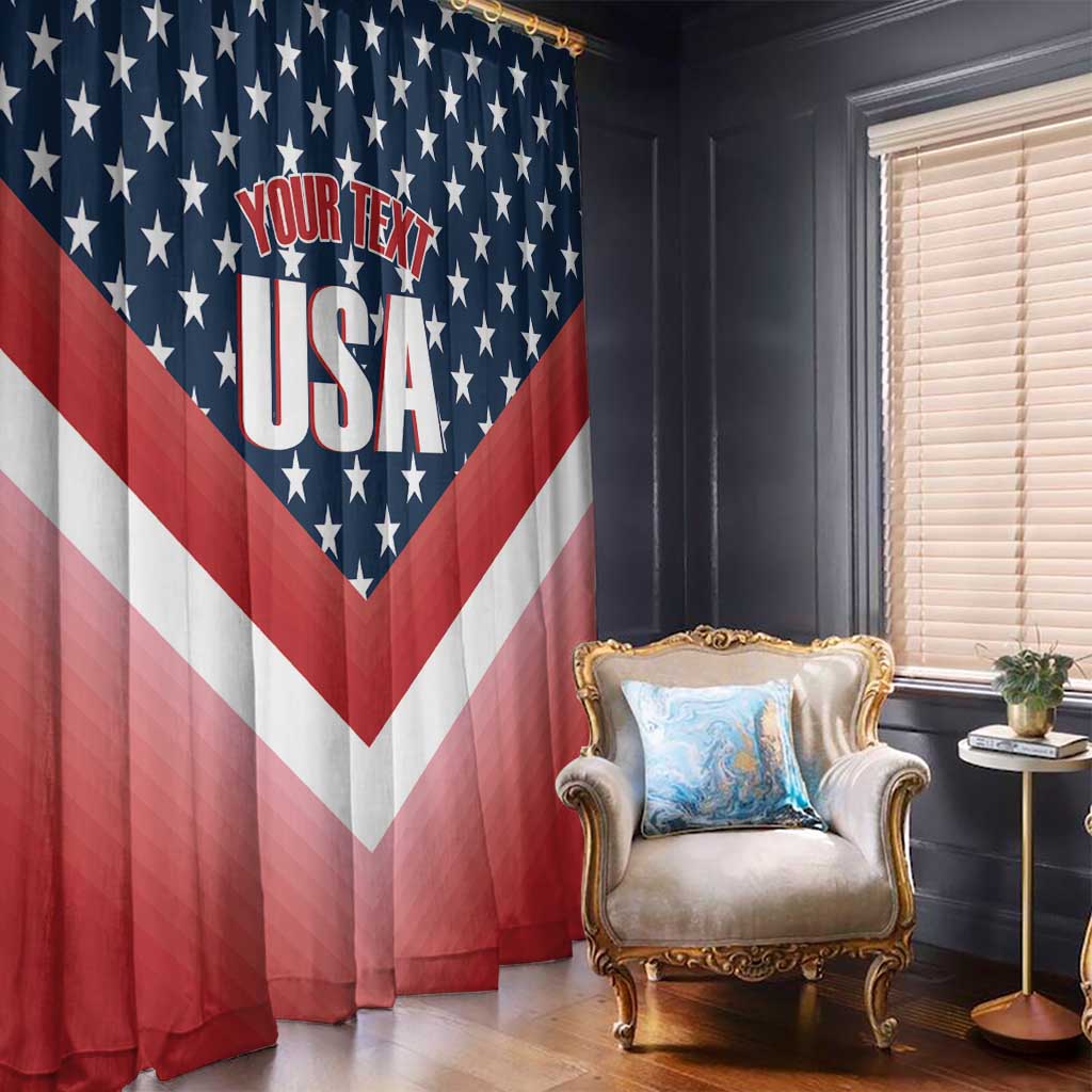 Custom USA Shooting Window Curtain 2024 Sporty Style - Wonder Print Shop