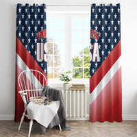 Custom USA Shooting Window Curtain 2024 Sporty Style - Wonder Print Shop