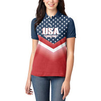 Custom USA Shooting Women Polo Shirt 2024 Sporty Style - Wonder Print Shop