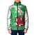 Grunge Green Wales Padded Jacket Celtic Cross Welsh Red Dragon - Wonder Print Shop