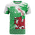 Grunge Green Wales T Shirt Celtic Cross Welsh Red Dragon - Wonder Print Shop