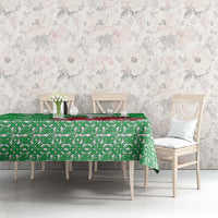 Grunge Green Wales Tablecloth Celtic Cross Welsh Red Dragon - Wonder Print Shop