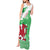 Grunge Green Wales Tank Maxi Dress Celtic Cross Welsh Red Dragon - Wonder Print Shop