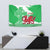 Grunge Green Wales Tapestry Celtic Cross Welsh Red Dragon - Wonder Print Shop