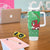 Grunge Green Wales Tumbler With Handle Celtic Cross Welsh Red Dragon - Wonder Print Shop