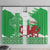 Grunge Green Wales Window Curtain Celtic Cross Welsh Red Dragon - Wonder Print Shop