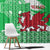 Grunge Green Wales Window Curtain Celtic Cross Welsh Red Dragon - Wonder Print Shop