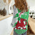 Grunge Green Wales Women Casual Shirt Celtic Cross Welsh Red Dragon - Wonder Print Shop