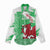 Grunge Green Wales Women Casual Shirt Celtic Cross Welsh Red Dragon - Wonder Print Shop