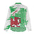 Grunge Green Wales Women Casual Shirt Celtic Cross Welsh Red Dragon - Wonder Print Shop