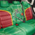 Lithuania Tie Dye Basketball Custom Back Car Seat Cover Lietuva Skeleton Green - Wonder Print Shop