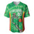 Lithuania Tie Dye Basketball Custom Baseball Jersey Lietuva Skeleton Green - Wonder Print Shop