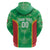 Lithuania Tie Dye Basketball Custom Hoodie Lietuva Skeleton Green - Wonder Print Shop
